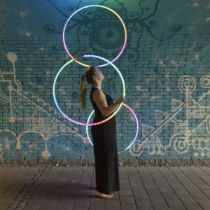 Kathirn wagner led hula hoop